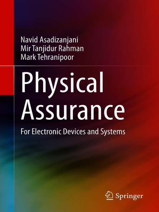 Title details for Physical Assurance by Navid Asadizanjani - Wait list